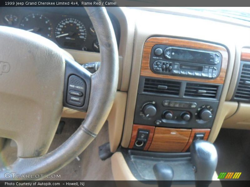 Flame Red / Camel 1999 Jeep Grand Cherokee Limited 4x4