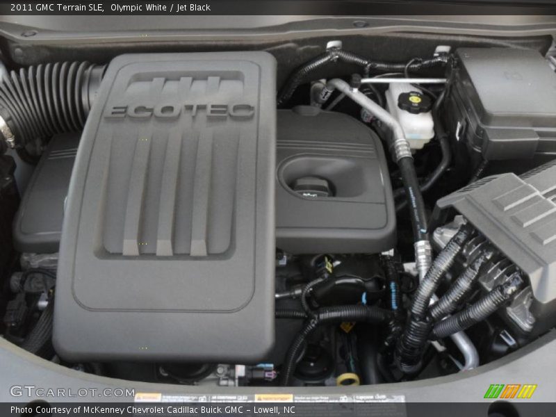 Olympic White / Jet Black 2011 GMC Terrain SLE