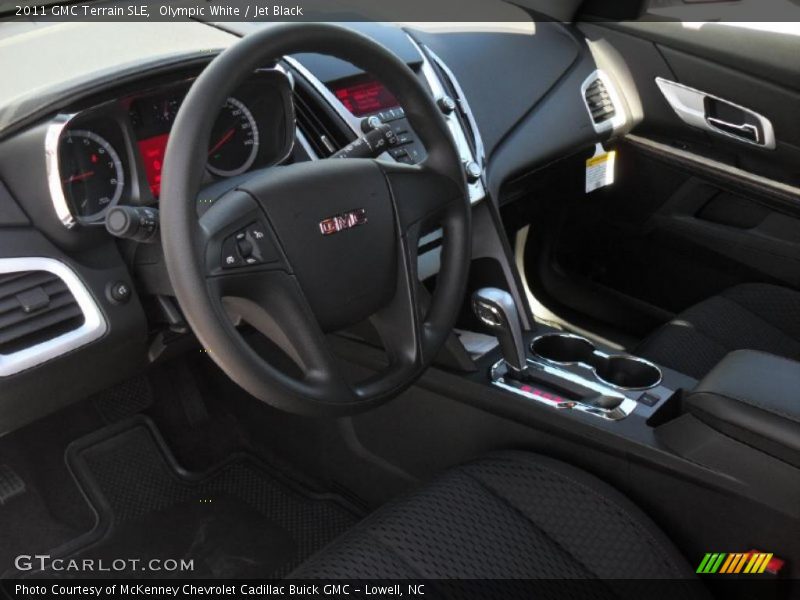 Olympic White / Jet Black 2011 GMC Terrain SLE