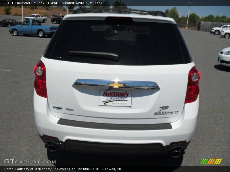 Summit White / Jet Black 2011 Chevrolet Equinox LT AWD