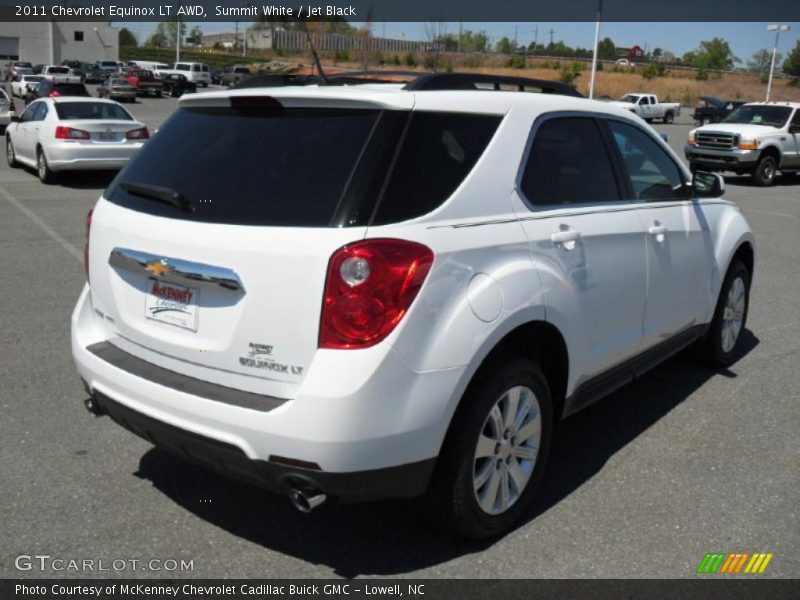 Summit White / Jet Black 2011 Chevrolet Equinox LT AWD