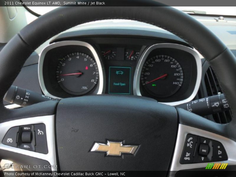 Summit White / Jet Black 2011 Chevrolet Equinox LT AWD