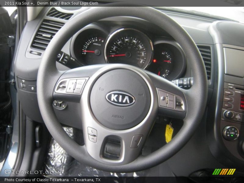Denim Blue / Black Soul Logo Cloth 2011 Kia Soul +