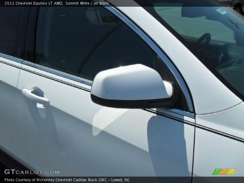 Summit White / Jet Black 2011 Chevrolet Equinox LT AWD