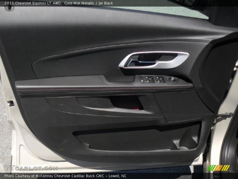 Gold Mist Metallic / Jet Black 2011 Chevrolet Equinox LT AWD