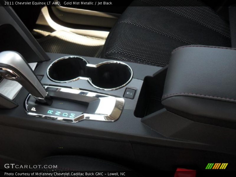 Gold Mist Metallic / Jet Black 2011 Chevrolet Equinox LT AWD