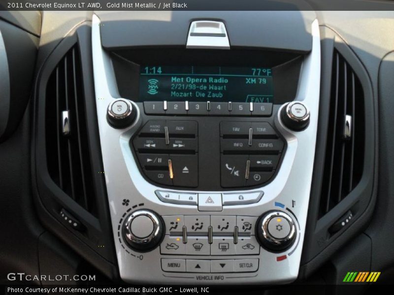 Gold Mist Metallic / Jet Black 2011 Chevrolet Equinox LT AWD