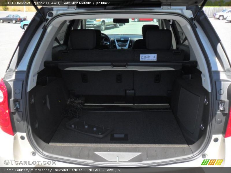 Gold Mist Metallic / Jet Black 2011 Chevrolet Equinox LT AWD