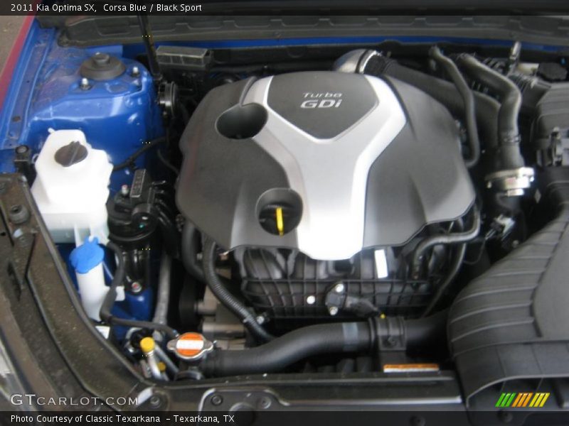  2011 Optima SX Engine - 2.0 Liter GDi Turbocharged DOHC 16-Valve VVT 4 Cylinder