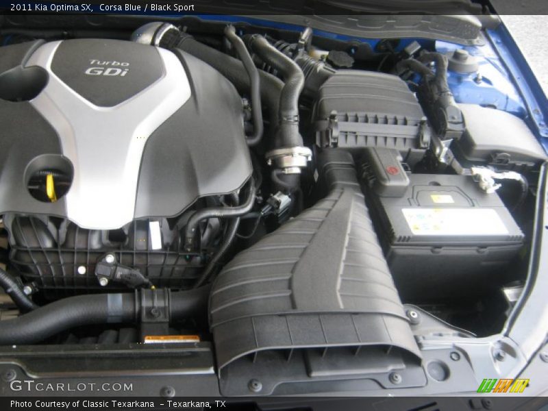  2011 Optima SX Engine - 2.0 Liter GDi Turbocharged DOHC 16-Valve VVT 4 Cylinder