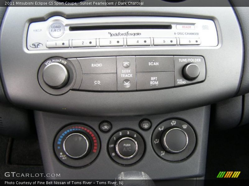 Controls of 2011 Eclipse GS Sport Coupe