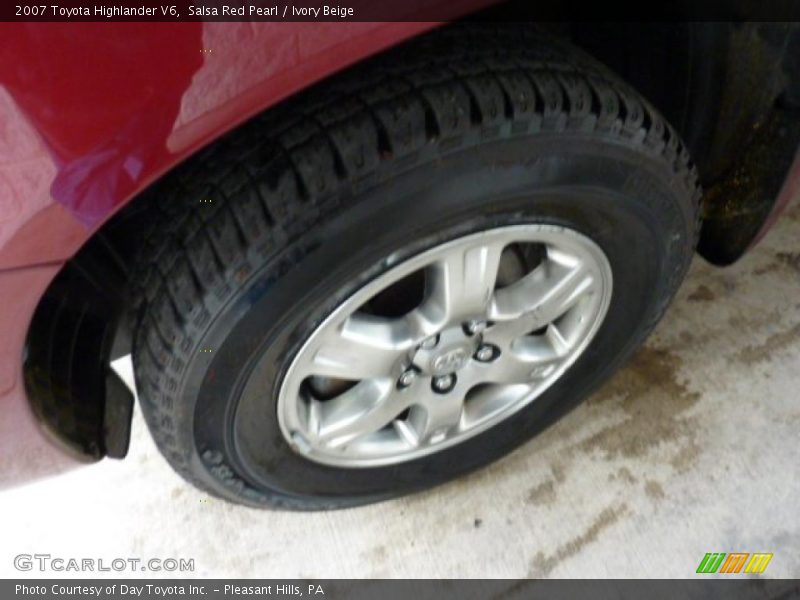Salsa Red Pearl / Ivory Beige 2007 Toyota Highlander V6