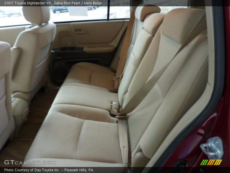 Salsa Red Pearl / Ivory Beige 2007 Toyota Highlander V6