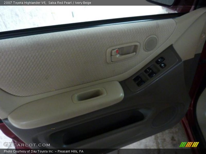 Salsa Red Pearl / Ivory Beige 2007 Toyota Highlander V6