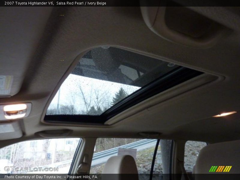 Salsa Red Pearl / Ivory Beige 2007 Toyota Highlander V6