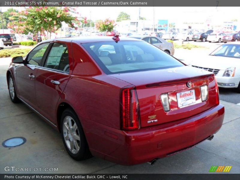 Crystal Red Tintcoat / Cashmere/Dark Cashmere 2011 Cadillac STS V6 Premium