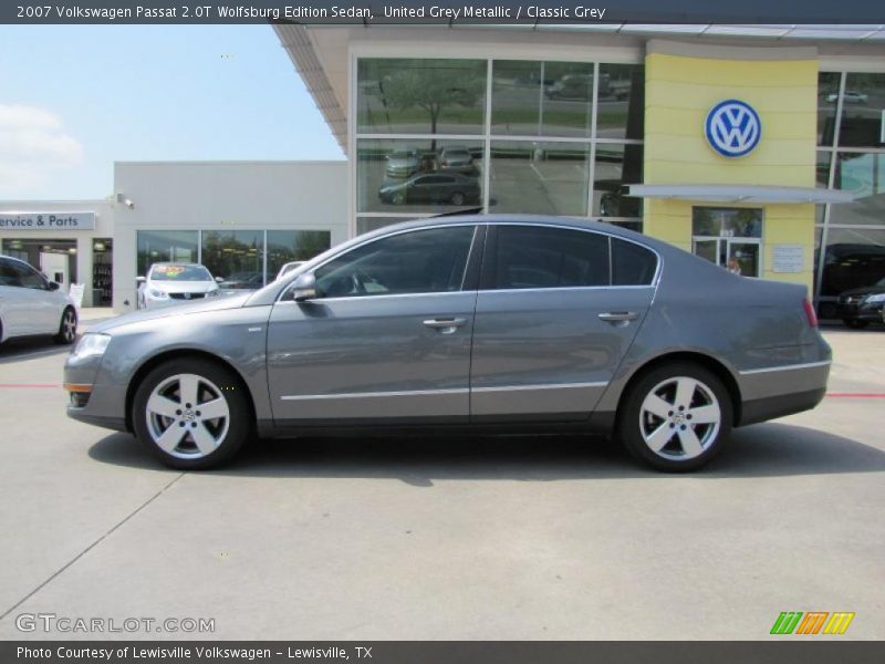 United Grey Metallic / Classic Grey 2007 Volkswagen Passat 2.0T Wolfsburg Edition Sedan