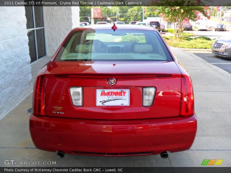 Crystal Red Tintcoat / Cashmere/Dark Cashmere 2011 Cadillac STS V6 Premium