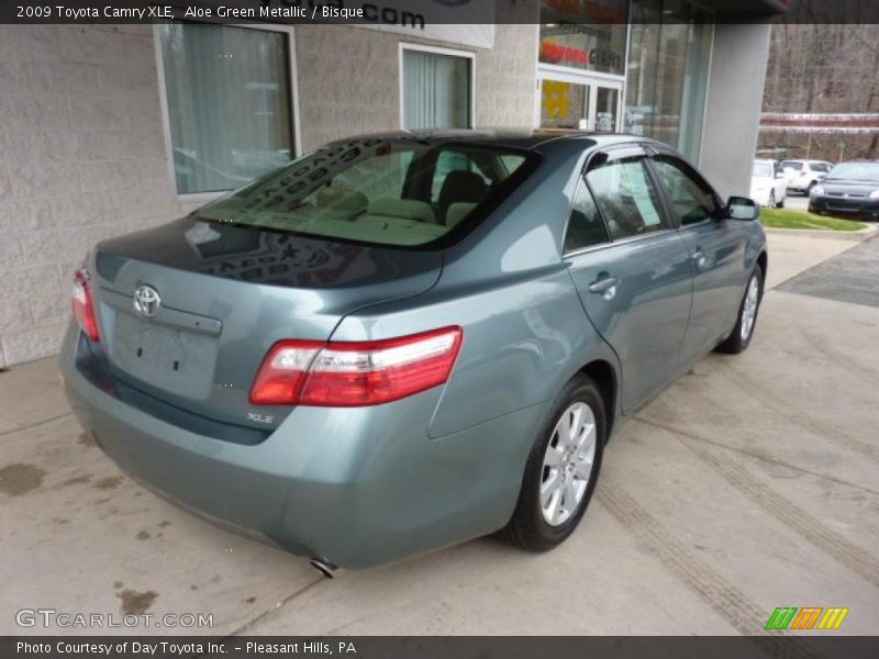 Aloe Green Metallic / Bisque 2009 Toyota Camry XLE