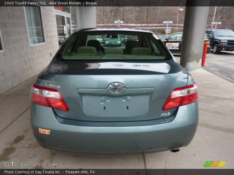 Aloe Green Metallic / Bisque 2009 Toyota Camry XLE