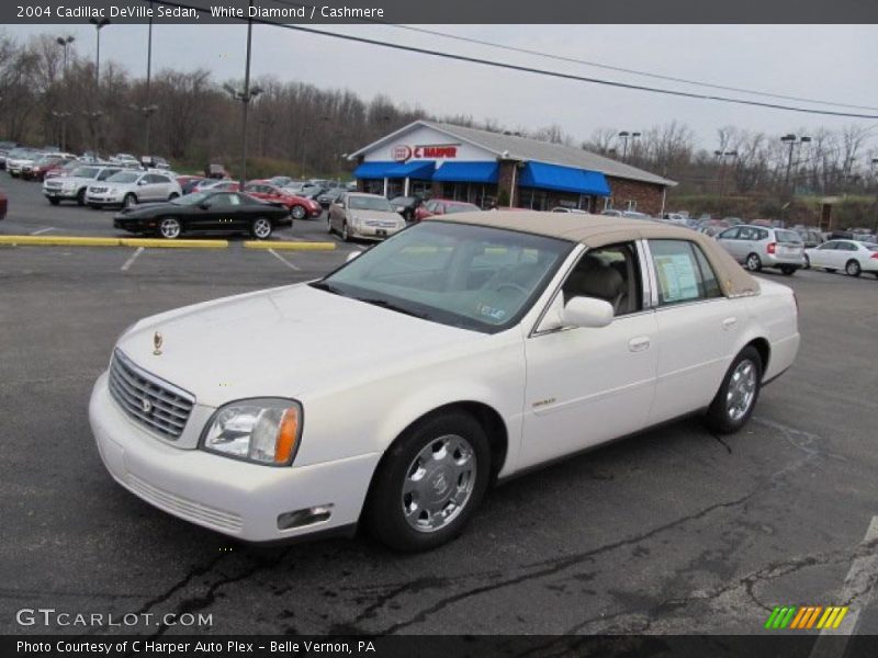 White Diamond / Cashmere 2004 Cadillac DeVille Sedan