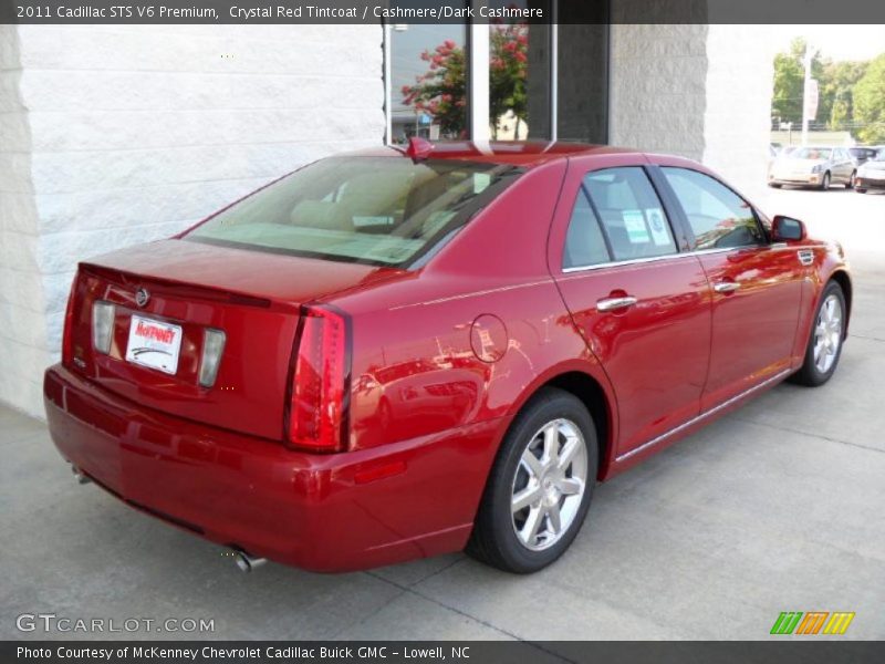 Crystal Red Tintcoat / Cashmere/Dark Cashmere 2011 Cadillac STS V6 Premium