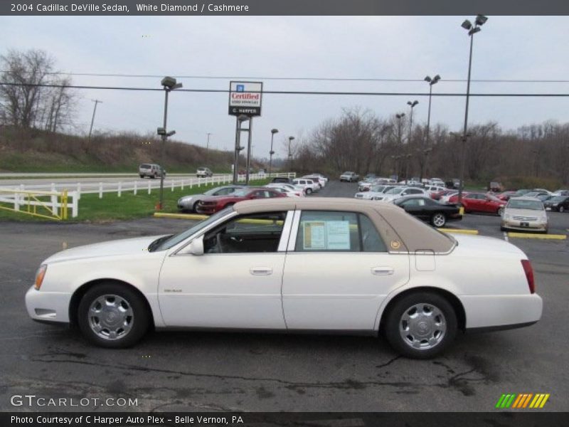 White Diamond / Cashmere 2004 Cadillac DeVille Sedan