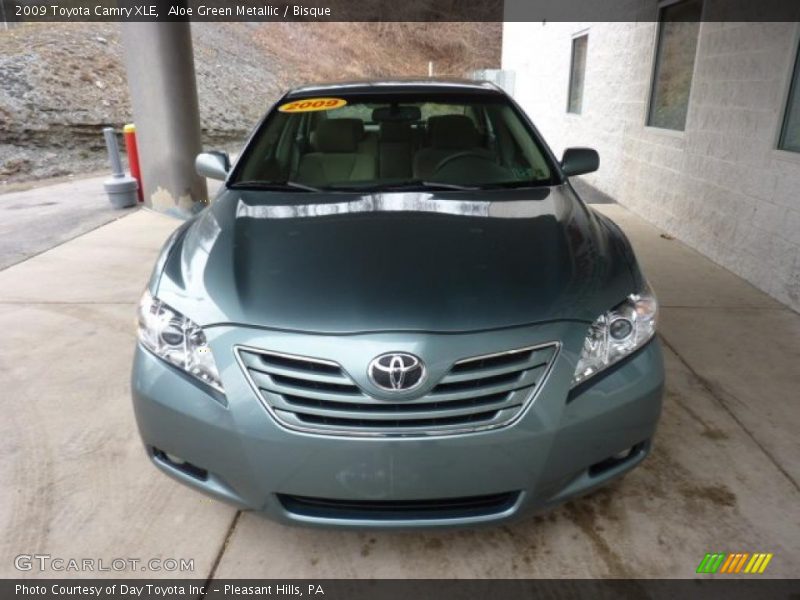 Aloe Green Metallic / Bisque 2009 Toyota Camry XLE