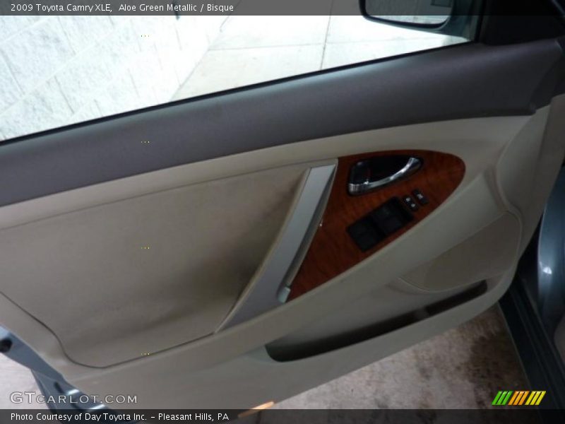 Aloe Green Metallic / Bisque 2009 Toyota Camry XLE