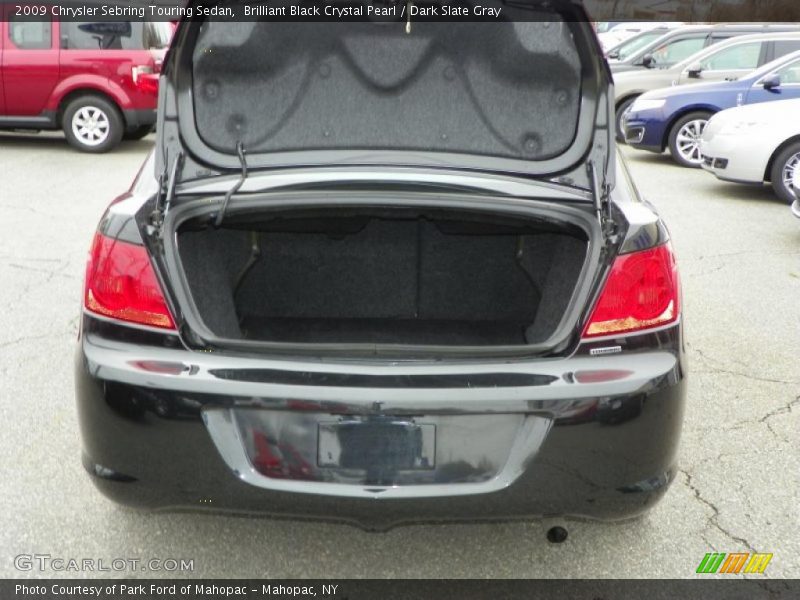 Brilliant Black Crystal Pearl / Dark Slate Gray 2009 Chrysler Sebring Touring Sedan