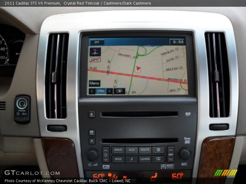 Navigation of 2011 STS V6 Premium