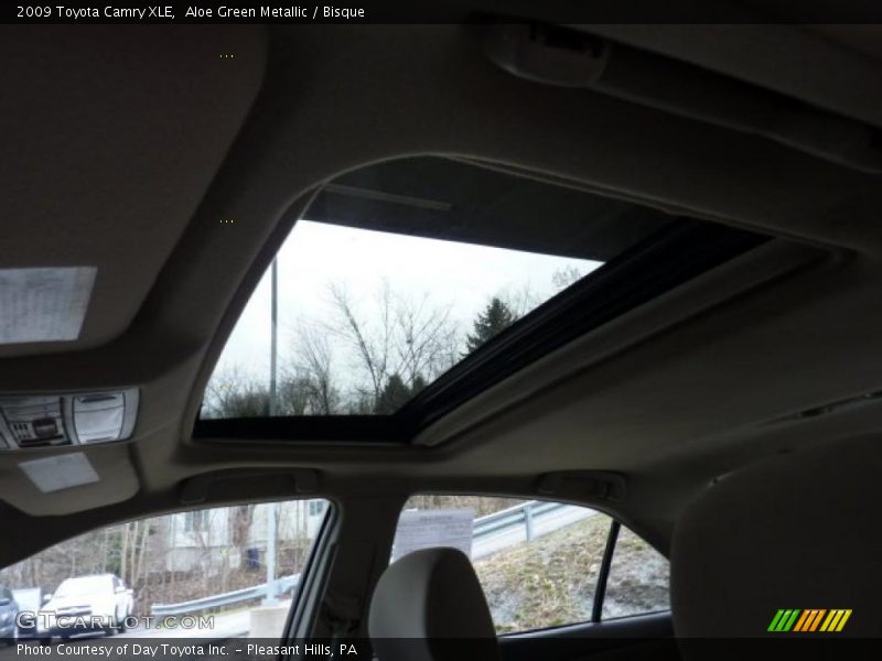 Aloe Green Metallic / Bisque 2009 Toyota Camry XLE