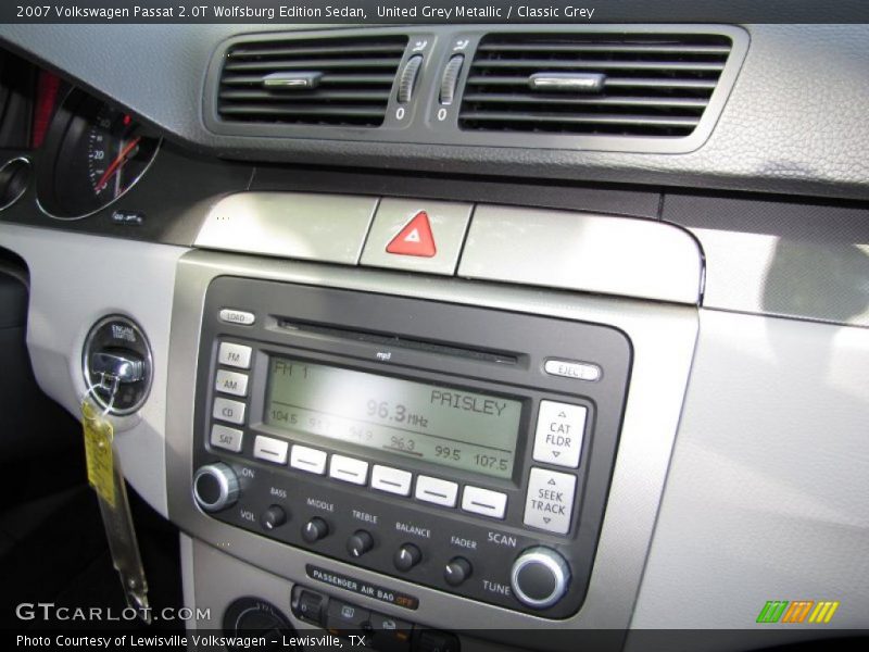 United Grey Metallic / Classic Grey 2007 Volkswagen Passat 2.0T Wolfsburg Edition Sedan