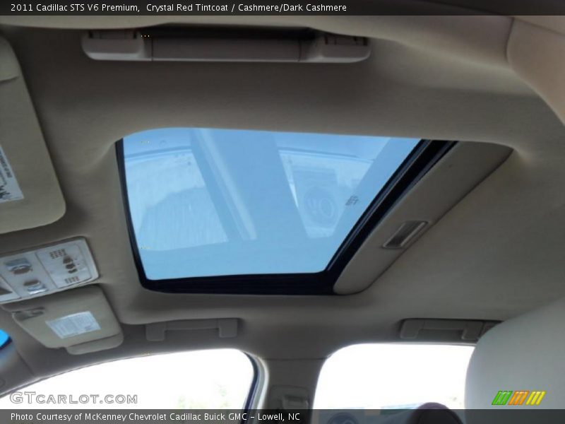 Crystal Red Tintcoat / Cashmere/Dark Cashmere 2011 Cadillac STS V6 Premium