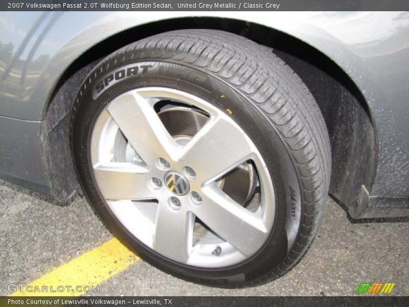 United Grey Metallic / Classic Grey 2007 Volkswagen Passat 2.0T Wolfsburg Edition Sedan