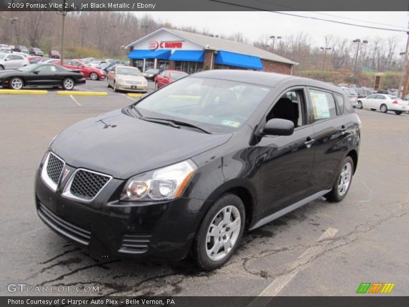 Jet Black Metallic / Ebony 2009 Pontiac Vibe 2.4