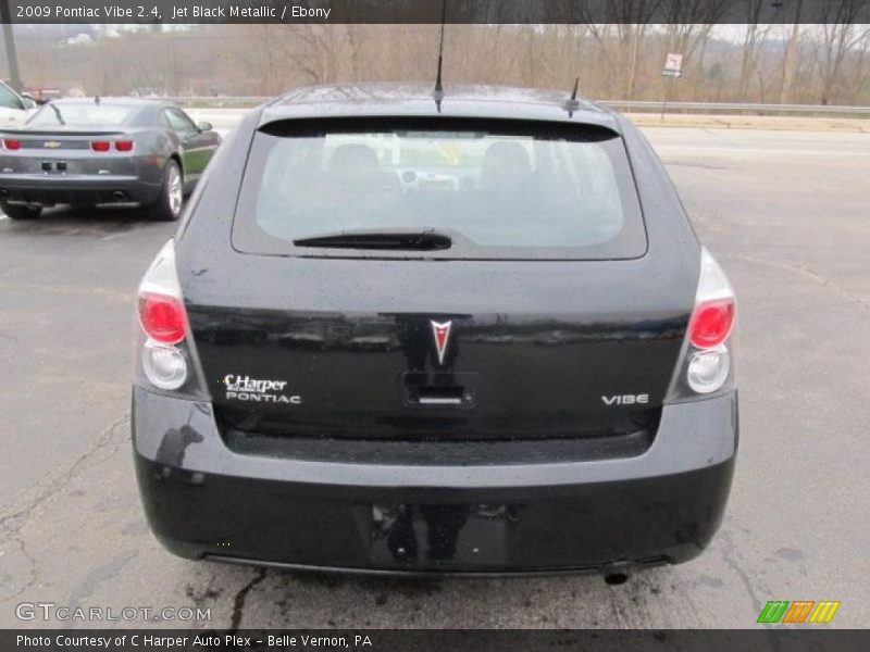 Jet Black Metallic / Ebony 2009 Pontiac Vibe 2.4