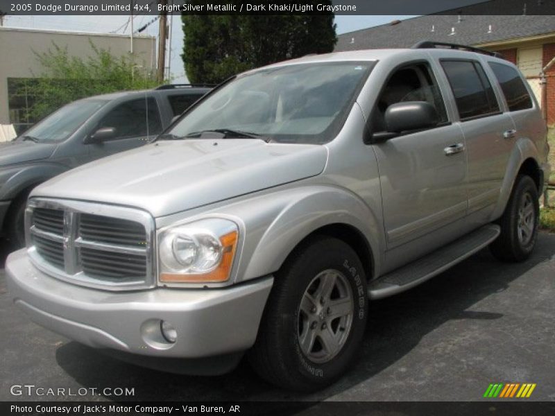 Bright Silver Metallic / Dark Khaki/Light Graystone 2005 Dodge Durango Limited 4x4