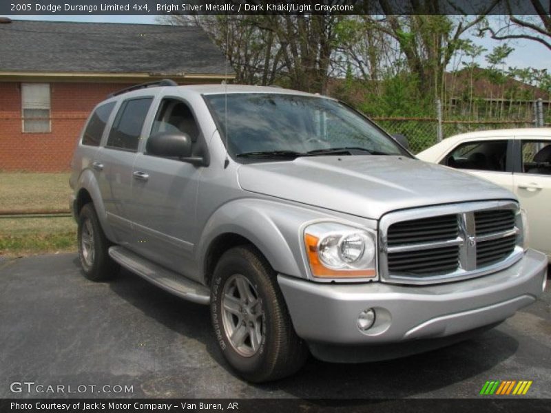 Bright Silver Metallic / Dark Khaki/Light Graystone 2005 Dodge Durango Limited 4x4