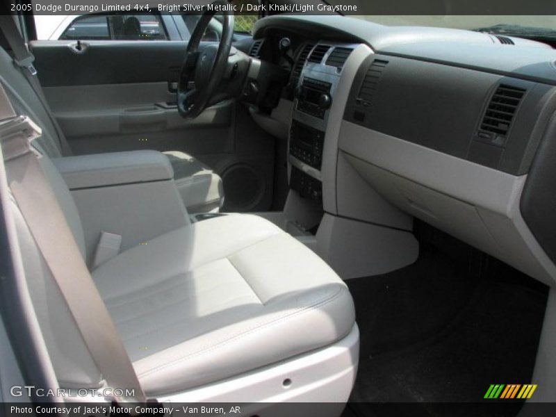 Bright Silver Metallic / Dark Khaki/Light Graystone 2005 Dodge Durango Limited 4x4