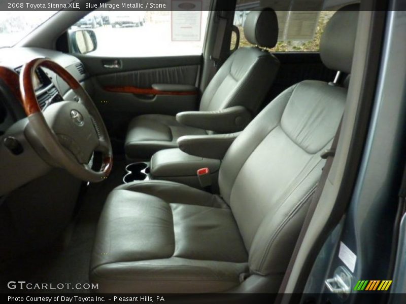 Blue Mirage Metallic / Stone 2008 Toyota Sienna XLE