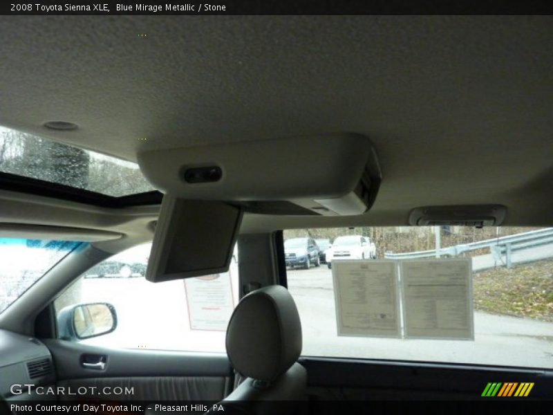 Blue Mirage Metallic / Stone 2008 Toyota Sienna XLE