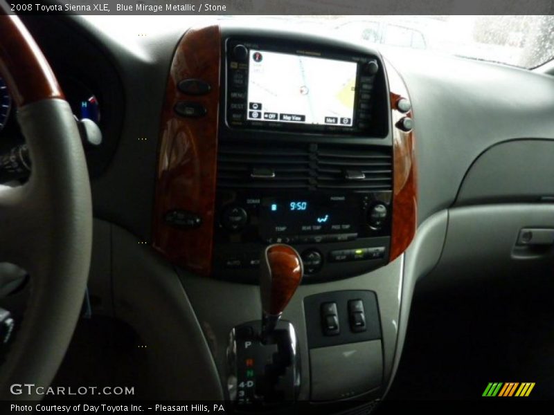 Blue Mirage Metallic / Stone 2008 Toyota Sienna XLE
