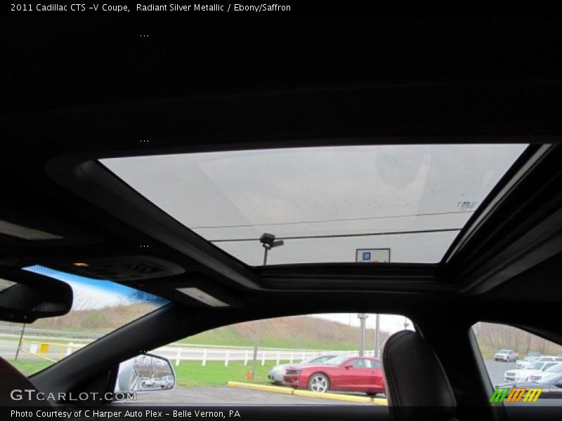 Sunroof of 2011 CTS -V Coupe