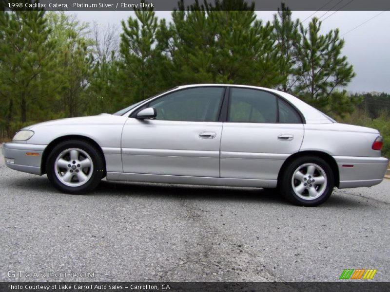 Platinum Silver / Ebony Black 1998 Cadillac Catera