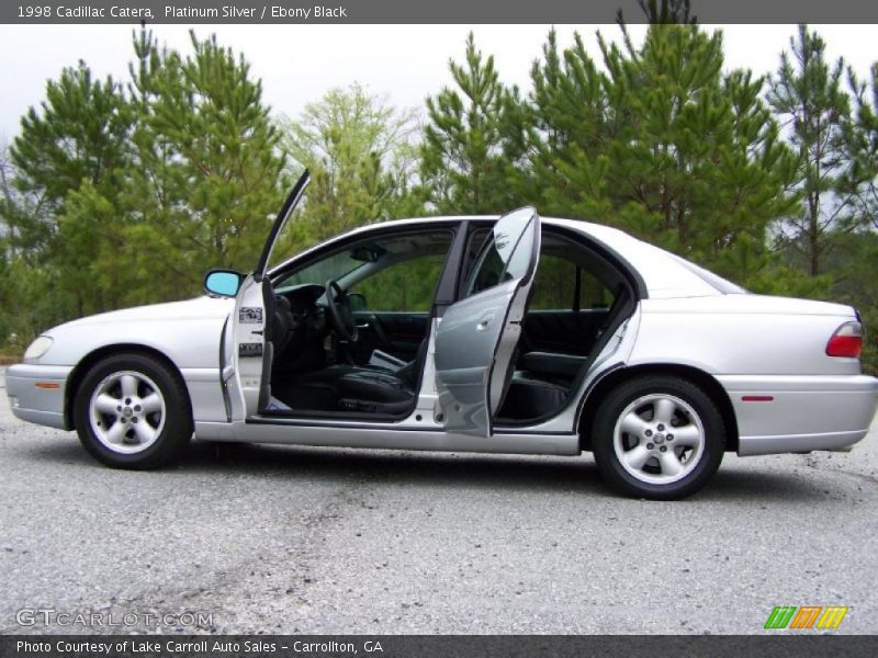 Platinum Silver / Ebony Black 1998 Cadillac Catera