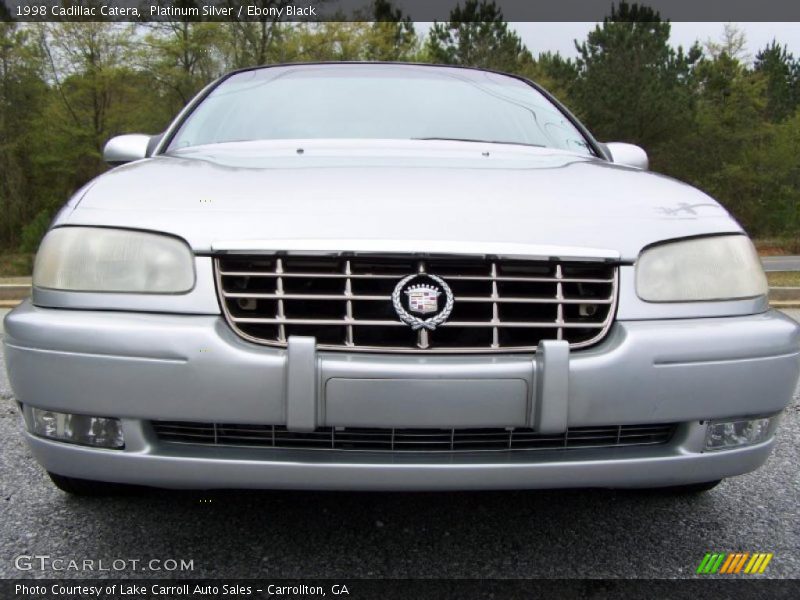 Platinum Silver / Ebony Black 1998 Cadillac Catera