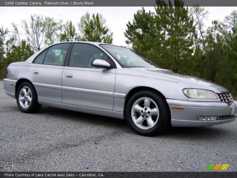 Platinum Silver / Ebony Black 1998 Cadillac Catera