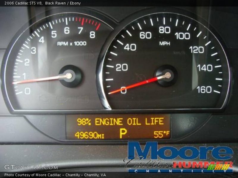 Black Raven / Ebony 2006 Cadillac STS V8