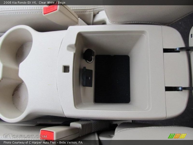 Clear White / Beige 2008 Kia Rondo EX V6